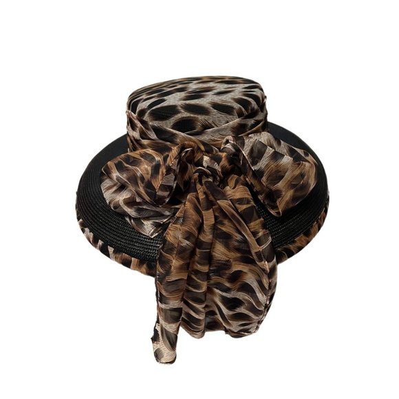 NWT Vintage Diahann Carroll Womens Hat - Women | Color: Brown - Picture 2 of 9